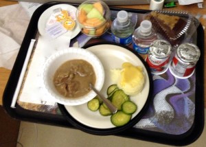 I know most people have one time, short stays in the hospital, but after dozens of visits, I can't take the food anymore. 