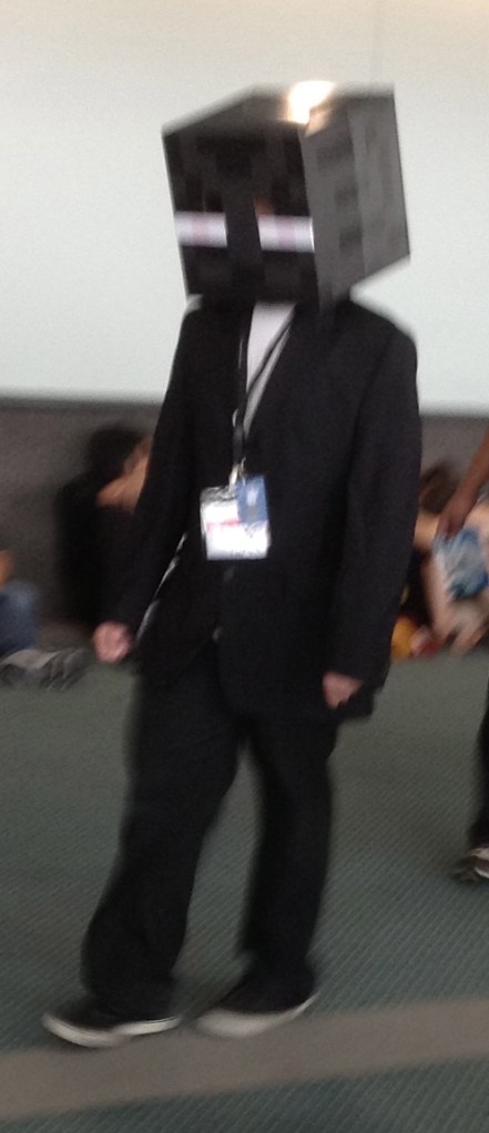 "What a blockhead," I said as I spotted this guy before my daughter did. She just looked at me the way 11-year-olds do.