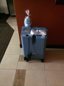 This is the O2 Concentrator to own. It's quiet as a fan and doesn't weigh as much as bulkier units. I'm looking into swapping my noisy home unit for one of these.